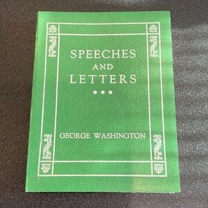 COPY - Vintage little bound book of speeches & letters by George Washington